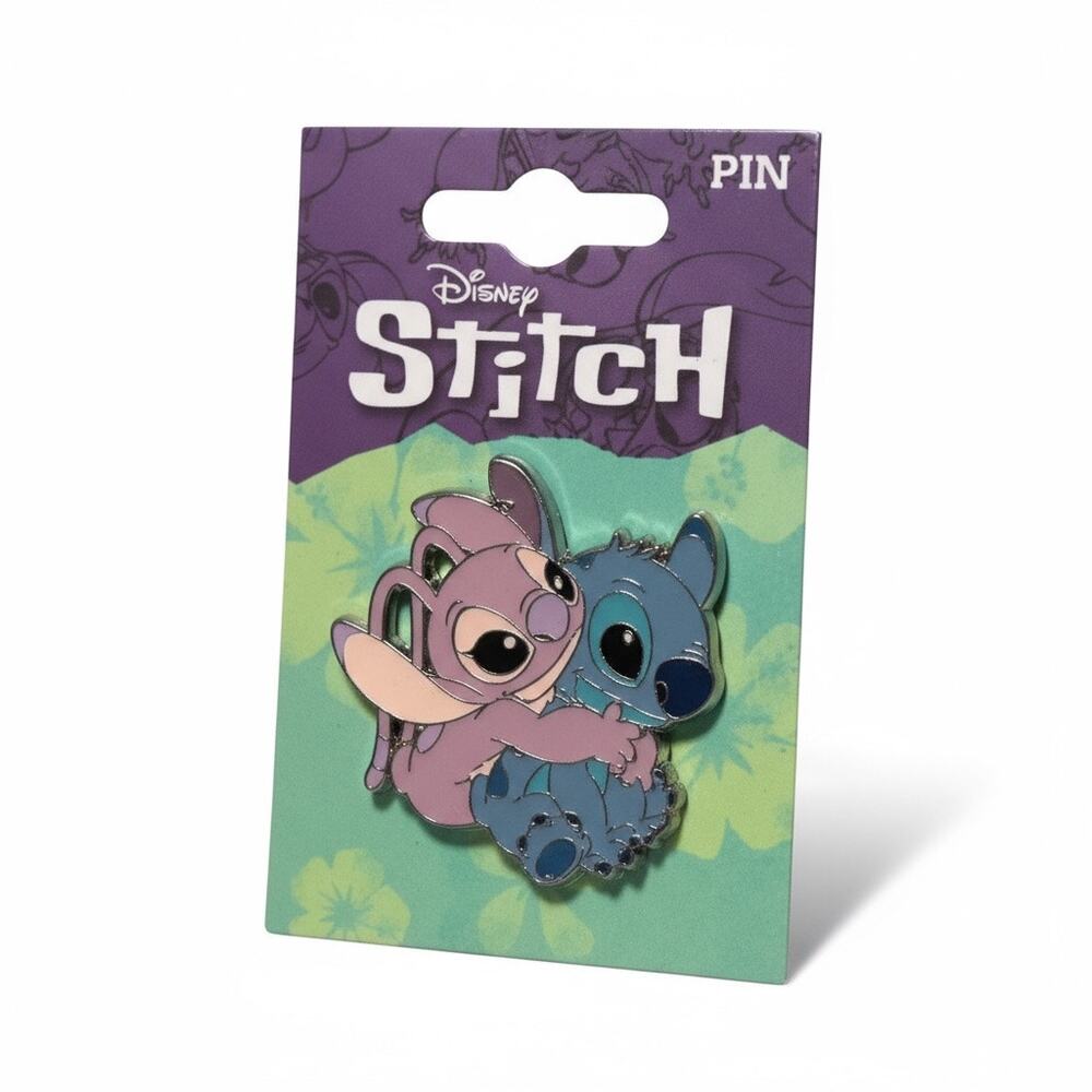Disney Stitch & Angel Hugging Pin